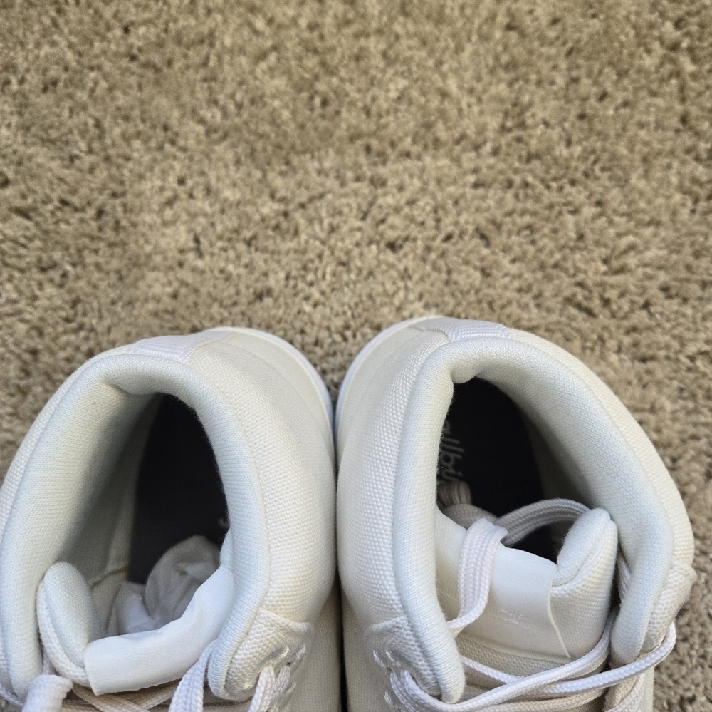 Allbirds pacer mid sneakers cream lace up womens 7 - Picture 10 of 10
